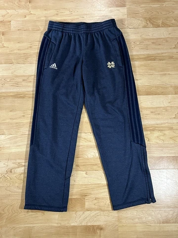 Mens Adidas Climawarm Notre Dame Fighting Irish Sweatpants Blue sz Medium Cover