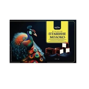 Ukrainische Süßigkeiten Box Schokoladenbonbons "Ptichye Moloko (Vogelmilch)" 240g 8,47oz - Bild 1 von 2
