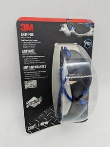 3M Scotchgard AntiFog Impact-Resistant Safety Glasses NEW - Blue - Picture 1 of 3