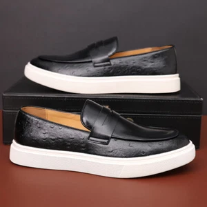 Scarpe Casual per uomo elegante senza lacci ottimo festa da 38 a 46 elegante - Imagen 1 de 8