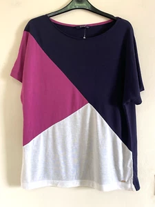 Camiseta Tigi 1852 Manga Corta Color Bloque Jersey Talla UK 10/12 - Imagen 1 de 5