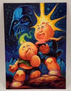GARBAGE PAIL KIDS 1/1 Amazing Skatch Adam Bomb & Star Wars by Pat Chaimuang - Picture 1 of 2