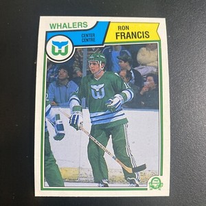 1983-84 O-Pee-Chee Hockey Ron Francis Hartford Whalers 2nd Year Card #138