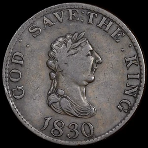 Isla de Man. George III, Penny Token, 1830. Para alojamiento público. - Imagen 1 de 3