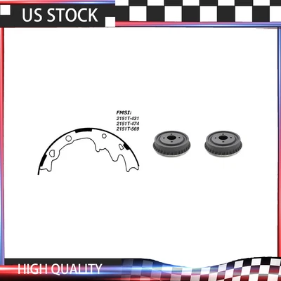 For 1979 Ford Mustang Rear Brake Drums & Brake Shoes Kit - Image 1 of 4