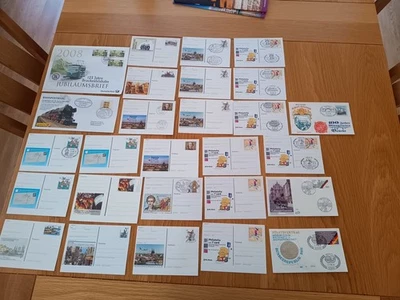 27 X 1990 to 2008 Germany Deutsche Postal Stationary + FDCs Combine Postage - Image 1 of 4