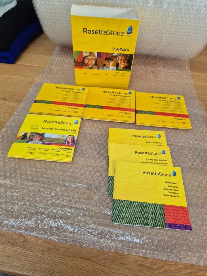 Rosetta Stone GREEK Level 1 2 3 Language Learning Software CD - Image 1 of 2