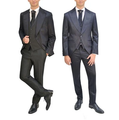 Herren Hochzeitsanzug 5-teilig Ausgefallen Wählbar - Bild 1 von 4