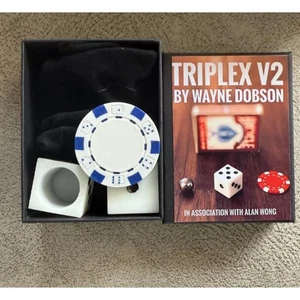 TRIPLEX V2 Mentalism Magic Trick – Close-Up Casino Prediction Effect - Picture 1 of 4