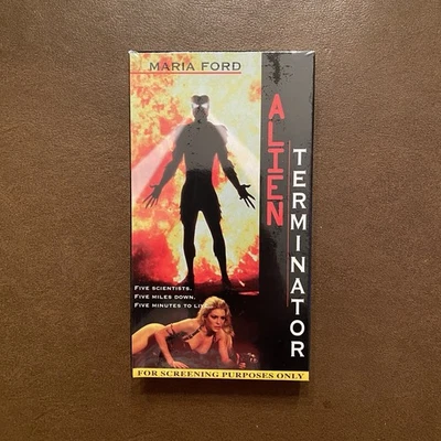 Alien Terminator VHS 1995 Screener Promo Tape Brand New Sealed New Horizons - Image 1 of 4
