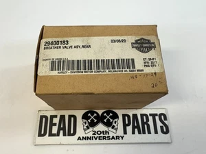Harley OEM new 29400183 breather valve assembly rear M8 17-24 - Picture 1 of 2