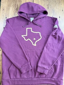 Texas State Bobcats Herren Gr. XL Adidas Hoodie Team Issued Maroon 🏈🥎⚾️🏀🎾🏃 - Bild 1 von 11
