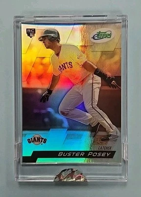 2010 Topps eTopps Buster Posey #/799 RC Rookie #21 Encased Card - Image 1 of 2