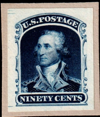 EAS_STAMPS US SCOTT #47p2 MNH GRADE 95 FROM ROOSEVELT ALBUM SCV $400.00 W/CERT - Image 1 of 2