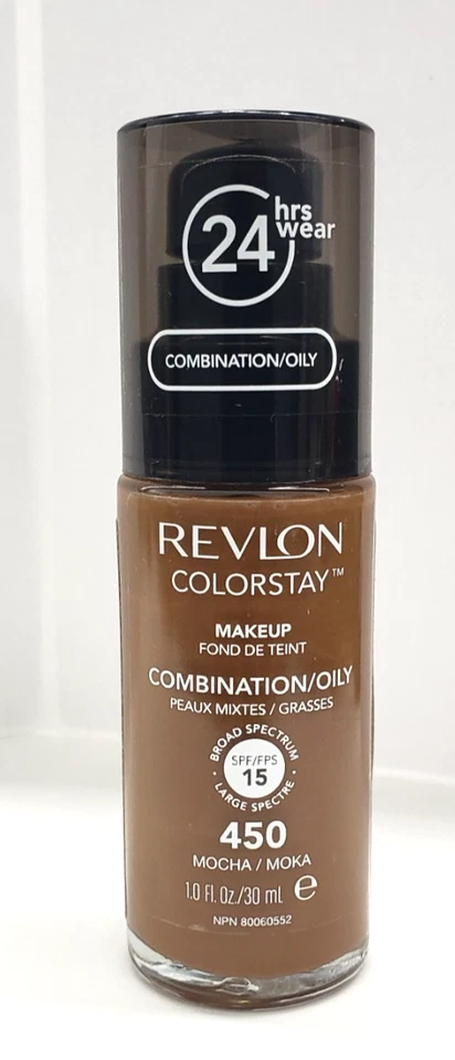 NEW Revlon Colorstay 24 Hrs Makeup Foundation COMBINATION/OILY-450 MOCHA - Image 1 of 1