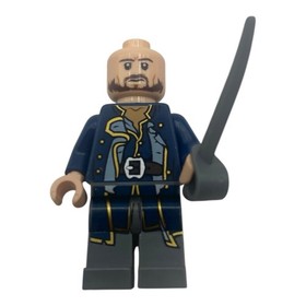 Lego Pirates of the Caribbean Admiral Norrington Minifigure poc005 4183