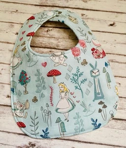 Fairytale Weird Unusual Girl Baby Bib Handmade - Picture 1 of 1