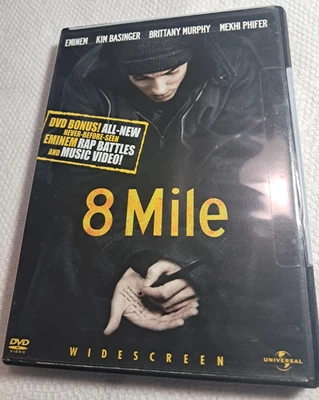 8 Mile DVD Eminem Kim Bassinger Brittany Murphy Widescreen Rap Battles 2003 - Image 1 of 2