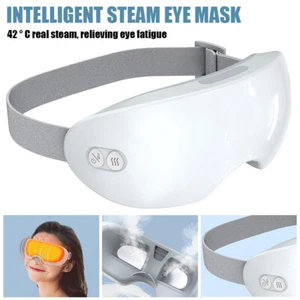 Steam Therapy Mask Smart Hot Steam Eye Mask for Dark Circles Puffiness Dry Eyes - Picture 1 of 13