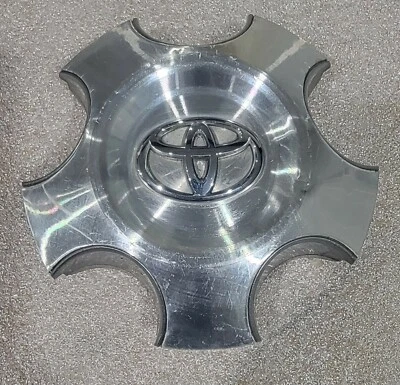  2018-2021 Toyota Sequoia Tundra OEM 69533 Brushed Stainless Cap 4260B-0C090 - Image 1 of 4