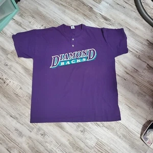 2000 Diamondbacks Shirt XL Arizona Russell Athletics MLB Baseball Gameday Tee - Picture 1 of 5