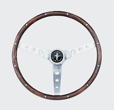 1965-91 FORD MUSTANG COUPE FASTBACK CONVERTIBLE 15" WOODGRAIN STEERING WHEEL