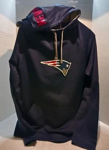 Fanatics Blue New England Patriots Hoodie Size Medium New With Out Tags - Picture 1 of 13