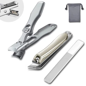 Nail Clippers with Catcheran Anti Splash Nail Clipper and a Slanted Nail Clipper - Picture 1 of 7