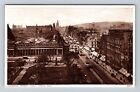 Edinburgh Scotland, Princes Street Looking West, Antique, Vintage C1948 Postcard