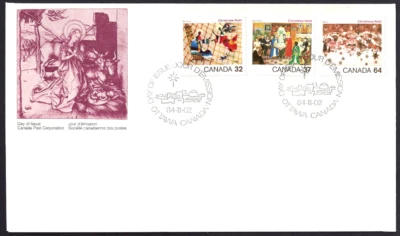 🍁Canada   #1040 - 1042 Combo     "CHRISTMAS"     Brand New 1984 First Day Cover - Image 1 of 2