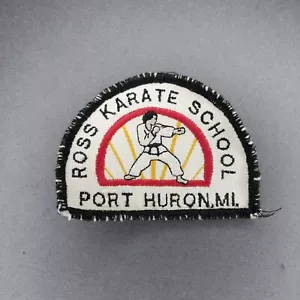 Ross Karate School Port Huron MI Michigan Sew On 3" Patch - Picture 1 of 2