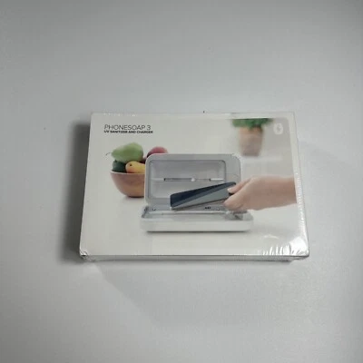 Sabonete para Celular 3 UV Desinfetante e Carregador (BRANCO) - Imagem 1 de 2