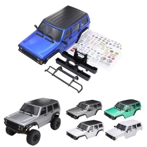 For 1/18 RC Crawler TRX4M Bronco Defender ABS Body Shell Kit W/ Bumpers&Stickers - Picture 1 of 24