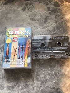 Various 100% Summer 95 CASSETTE ALBUM 20 TRACKS Bananarama B-52's Clock Scatman - Picture 1 of 2