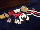 1960's Barbie Shoes Purses Hat Belt Lot