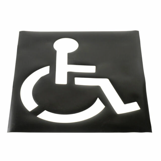 Global Industrial 505199 37"x 43" Handicapped Symbol Parking Lot Stencil