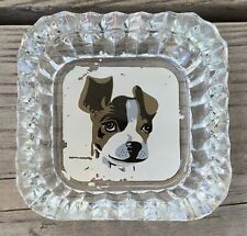 New listing
		Vintage Heavy Glass Dish ~ Boston Terrier Dog Head Pup Design ~ big ears