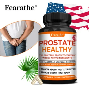 Apoyo para la próstata - Saw Palmetto - Suplemento natural para la salud de la próstata para hombres - Imagen 1 de 13
