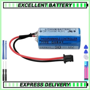 Batería de litio CR17335SE-R/3V Q6BAT PLC 3V para Mitsubishi Q25PRHCPU Q170HBATC nueva - Imagen 1 de 5