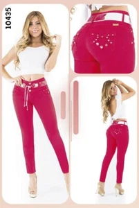 New Sexy Colombian Jean Buttlift levantacola Push Up Red Free Shipping 10435 - Picture 1 of 4