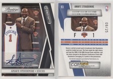 2010-11 Prestige Bonus Shots Black /25 Amare Stoudemire Amar'e #93 Auto