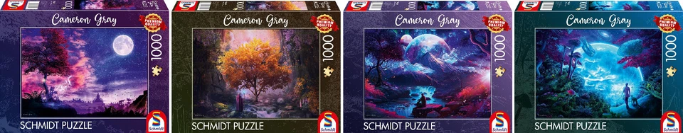 SCHMIDT SPIELE - CAMERON GREY PUZZLE - LANDSCHAFTEN - 1000 TEILE- AUSWAHL # NEU