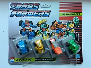 Transformers G1 1990 MONSTER TRUCKS PATROL MOSC micromasters hasbro MB - Picture 1 of 4