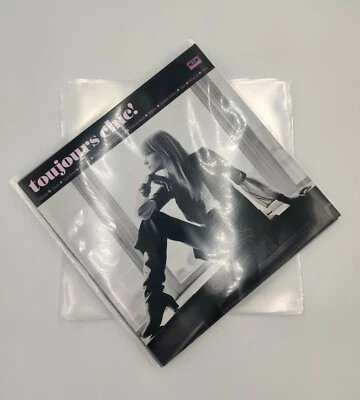 100 x 12" PLASTIC POLYTHENE RECORD OUTER SLEEVES COVERS 250 GAUGE