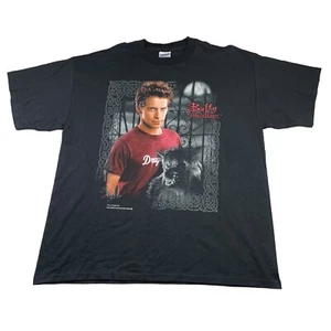 VTG NEW Buffy The Vampire Slayer Oz Seth Green Fox 2000 Promo T-Shirt Black • XL - Picture 1 of 5