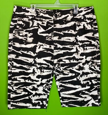 Smoke Rise Men’s Zebra Print Camo Shorts - Image 1 of 4