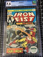 Iron Fist #1 CGC 7.5 Marvel Comics 1975 Iron Fist battles Iron Man Premier Issue