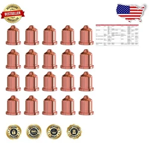 OEM 85A Plasma Cutting Nozzles - 20 Pack for PMX 85/105 Performance - Picture 1 of 3