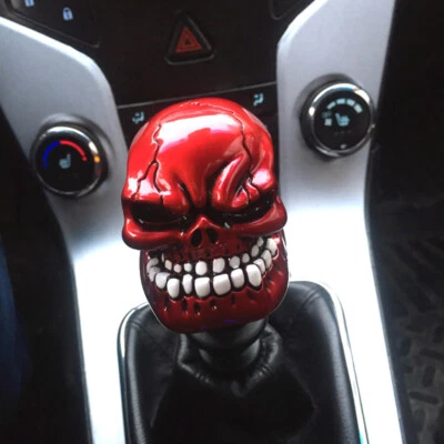 PERILLA DE CAMBIO DE MARCHAS CALAVERA ROJA MANUAL 6 VELOCIDADES GT RACING PARA CHEVROLET CRUZE 2009-2016 Foto 1 de 4
