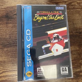 * Formula One World Championship: Beyond the Limit (Sega CD, 1994) Complete CIB
